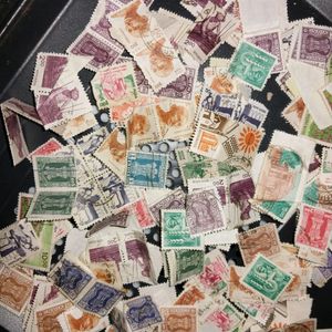 100+ ASSORTED INDIAN STAMPS