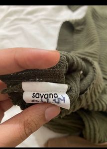SAVANA Cozy Ribbed Henley Top