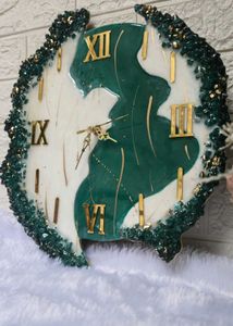 Unique Abstract Resin Wall Clock