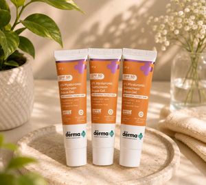 The Derma Co 1% Hyaluronic Sunscreen Aqua Gel SPF