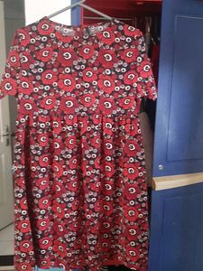 Floral Knee Length Dress