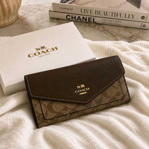 COACH*FLAP WALLET12A QUALITY  WD BOX