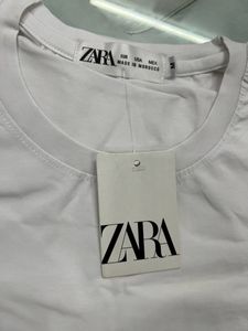 ZARA PLAIN WHITE TSHIRT XL SIZE