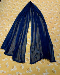 Navy Blue Net Dupatta