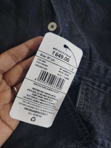 Shein Dark Wash Denim Dress