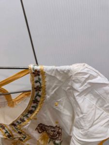 Y2k Style White Kurti