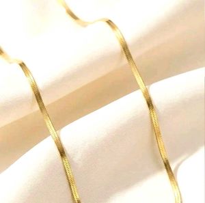 Anti-Tarnish Gold Necklace with Colorful Stones