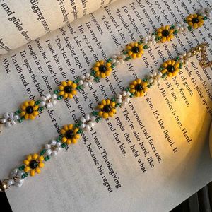 Sunflower bracelet