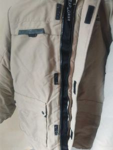 Warm Beige Puffer Winter Jacket
