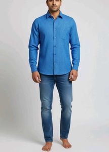 Price Drop Alert🎉😎👍Mens Blue Checks Shirt