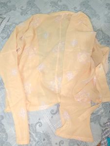 Sheer Floral Shrug