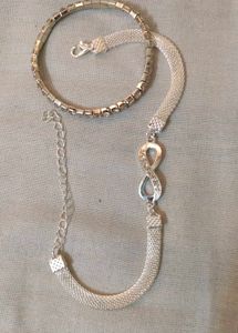 Silver Infinity Charm Bracelet