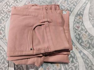 Women's Pink Casual Pants