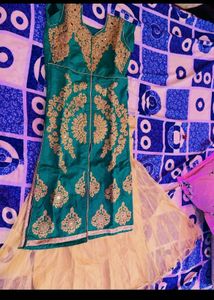 Beautiful Green Embroidered Lehenga Choli