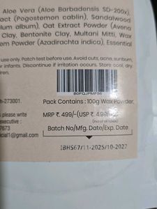 Herbal Wax Powder