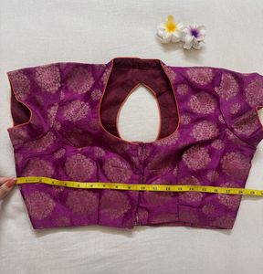 Designer Banarasi Silk Blouse 🌺