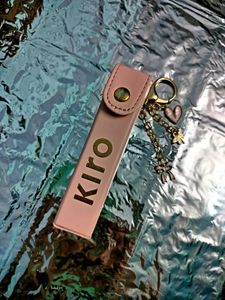 Pink Keychain Charm Holder