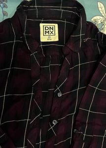 Chic Plaid Button-Down Shirt