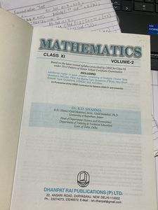 R.D. Sharma Mathematics Class 11 Vol 1 &amp; 2