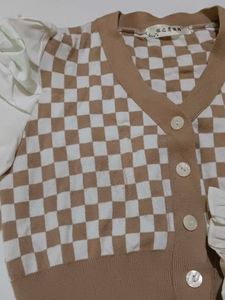 Checkerboard Cardigan