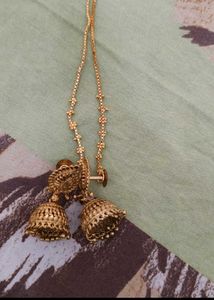 Elegant Gold Jhumka Earrings