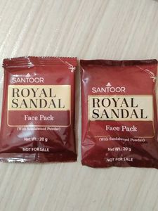 👸Santoor Royal Sandal Face Serum &amp; Pack