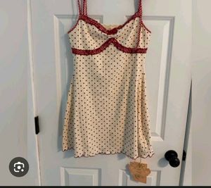 Cute Polka Dot  slip with thong