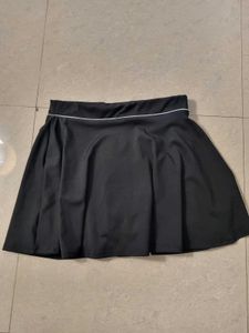 Plain Black Skort - Versatile and Stylish