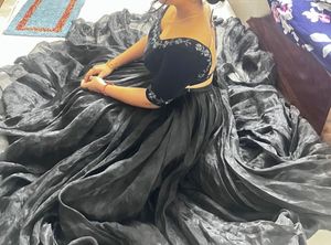 Elegant Black Lehenga Choli Set