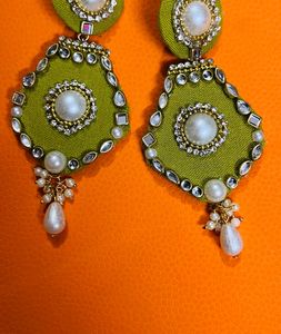 New Fabric Hand Made Earrings