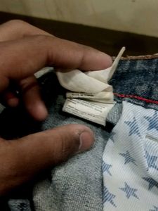 Men's Distressed Blue Jeans Levi'S