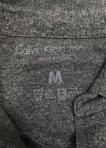 Calvin Klein Grey Polo T-Shirt