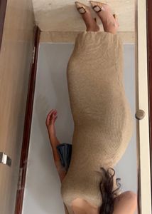 Nude Long Dress