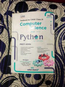 CBSE Class 11 Computer Science with Python Textboo