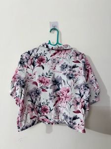Floral Print Crop Top from Latin quarters