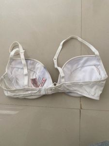 White Padded Bra