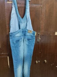 Blue Denim Overalls Dungarees for Kids