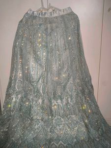 diamond work lehenga for wedding