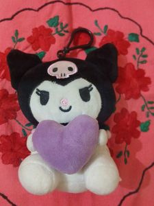Kuromi Plush Keychain