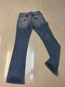 Y2k Vintage Women's Flared Blue Denim Jeans