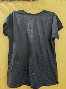 Navy Blue Graphic T-Shirt