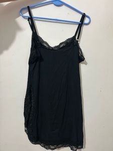 Lace Trim Cami Slip Dress