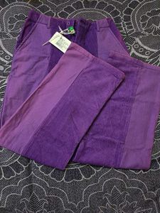 Purple Corduroy Pants