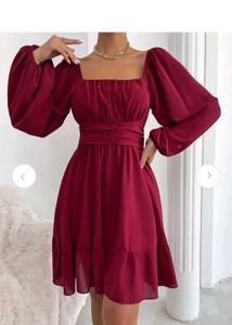 Square Neck Dress