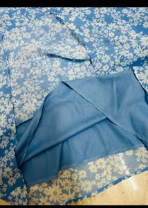 Trendyol Light Blue Floral Dress