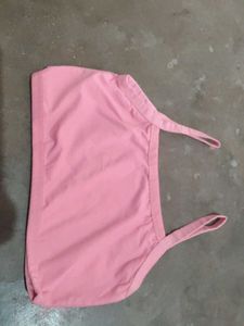 Pink Sports Bra