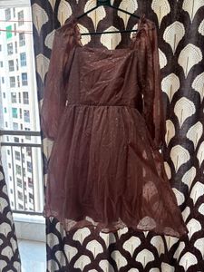 peach frock