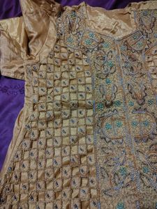 Y2k Embellished orange mustard Kurta