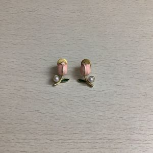 Cute Tulip Stud Earrings Coquette