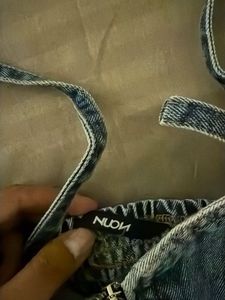 Denim Corset Top